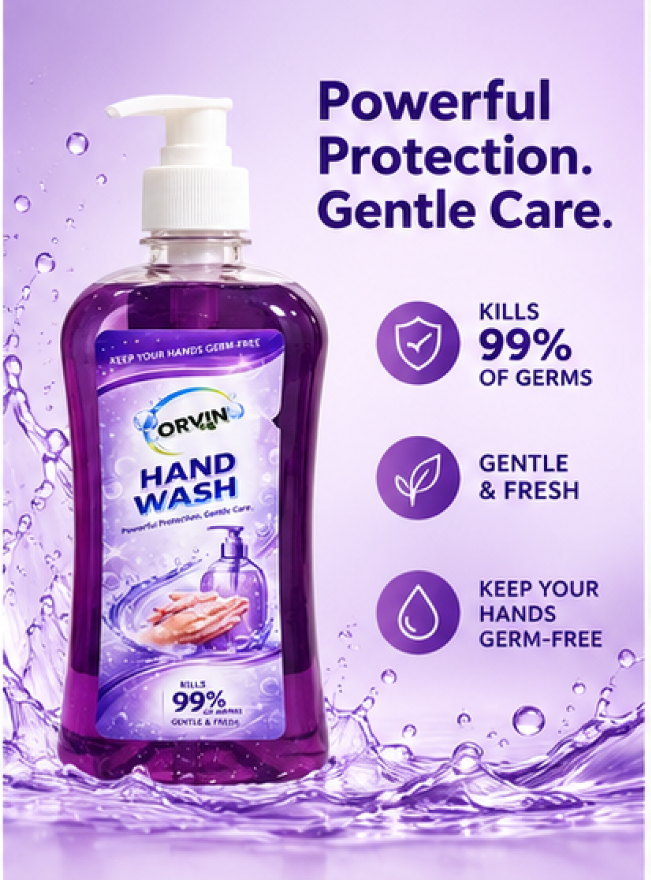 Orvin Hand Wash Gel - Image 4